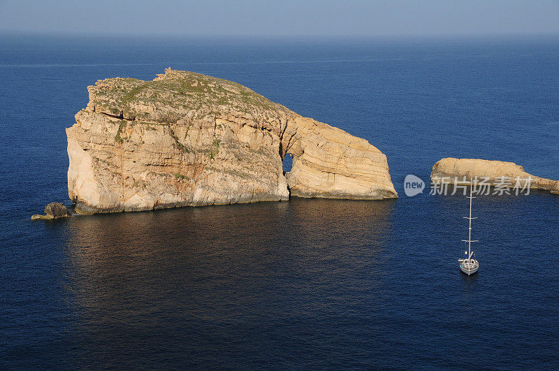 Dwejra Gozo,马耳他群岛。